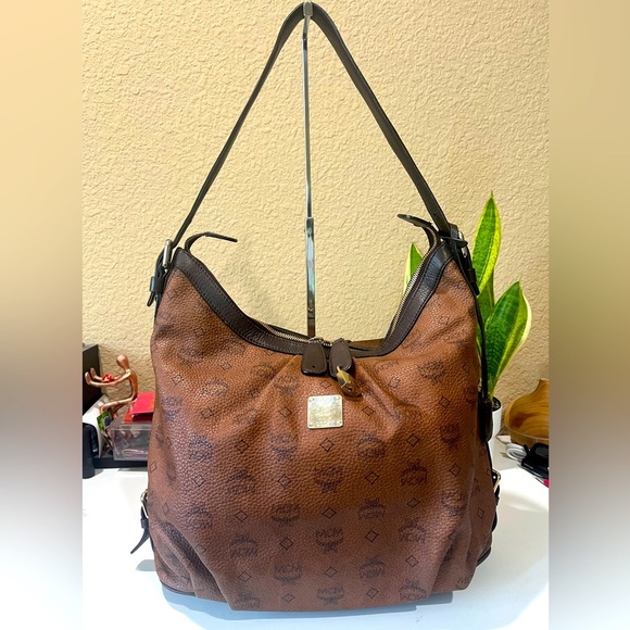 MCM COCOA VISETOS HOBO - Picture 1 of 15